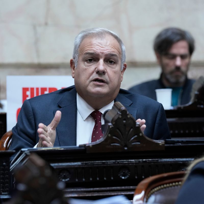 Far&iacute;as  vot&oacute; en contra de la reforma de la Ley de Glaciares